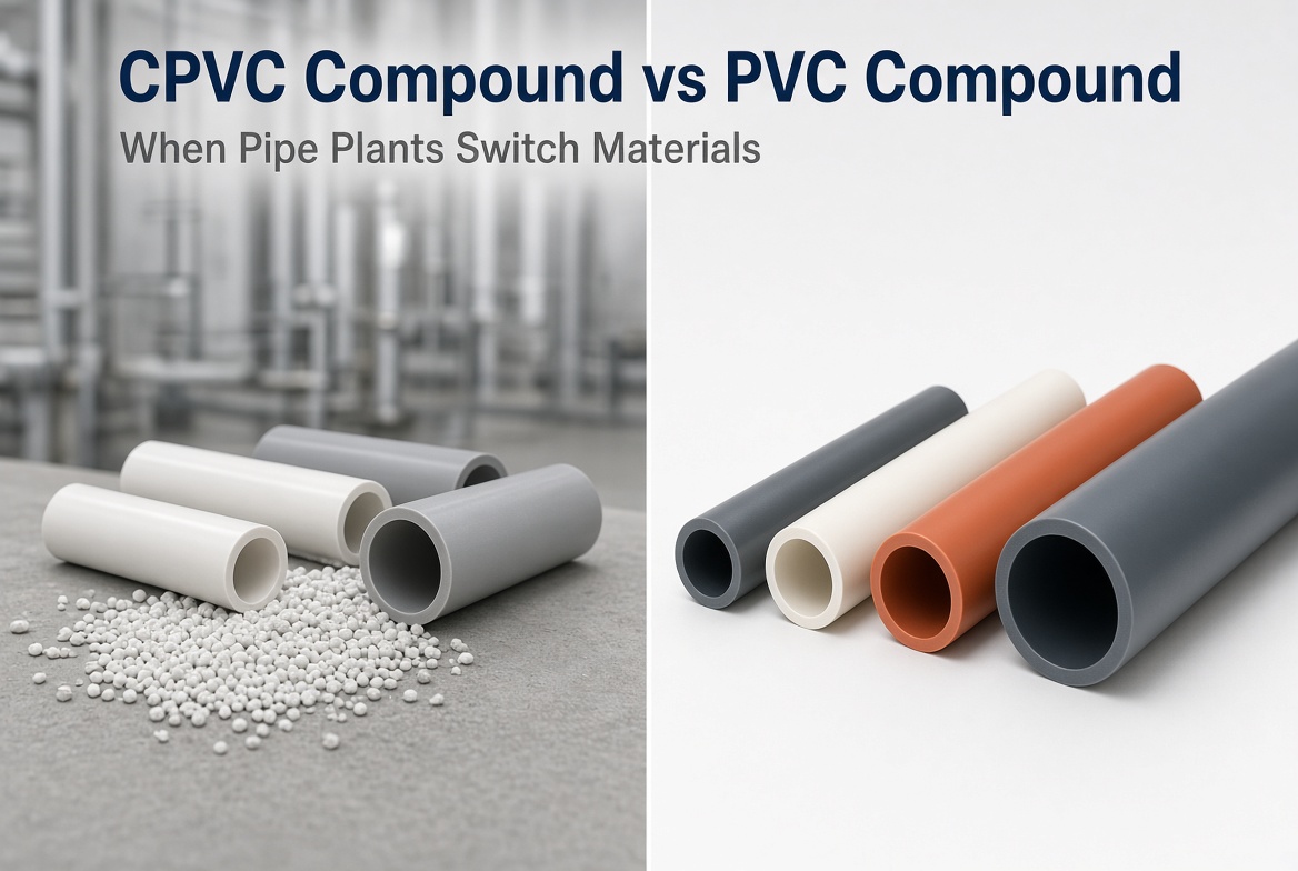 CPVC Compound vs PVC Compound: When Pipe Plants Switch Materials